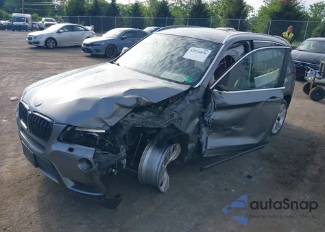 2013 BMW X3 xDrive35I z USA, uszkodzony, nr VIN 5UXWX7C57DL979556